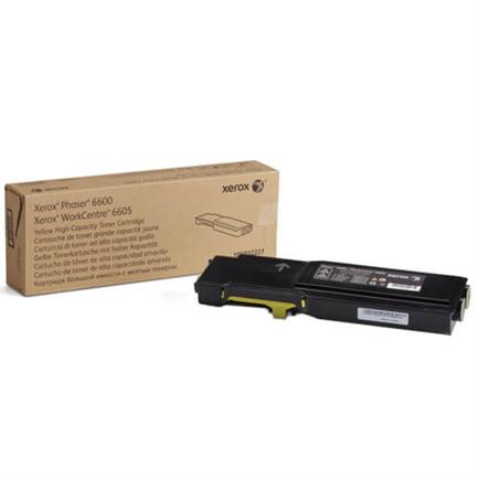Toner xerox amarillo para wc6605 / ph6600