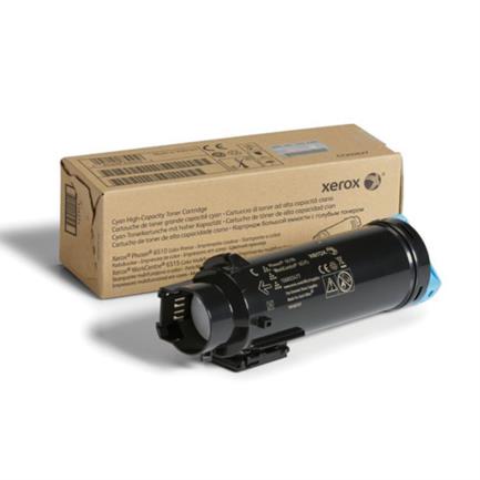 Toner xerox cyan extra alta capacidad 4.3k phaser 6510 wc6