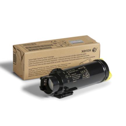 Toner xerox amarillo extra alta capacidad 4.3k phaser 6510