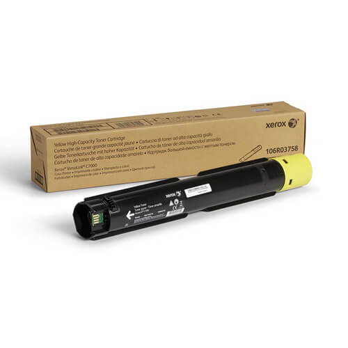T&oacute;ner xerox alta capacidad 10.1k versalink c7000 sfp color amarillo