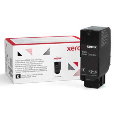 Cartucho xerox de toner negro de alta capacidad para equipo c625