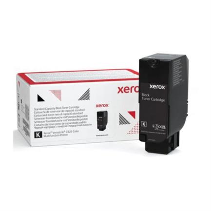 Cartucho xerox de toner negro de capacidad estandar para equipo c625