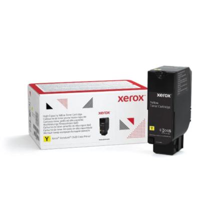 T&oacute;ner xerox  alta capacidad sfp 12000 p&aacute;ginas color amarillo versalink c620