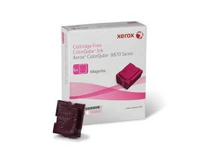 Tinta xerox solida magenta 6 barras 17.300 pag.