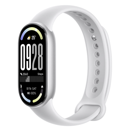 Mi smart band xiaomi 10 color plata