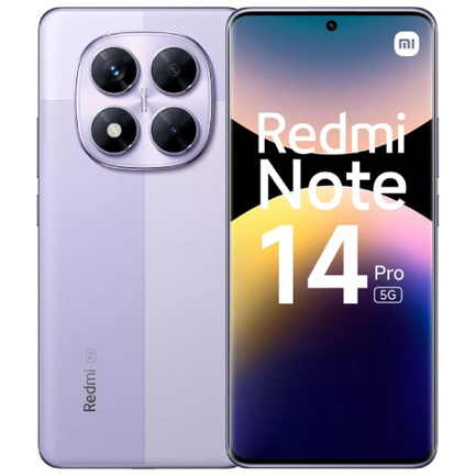Smartphone Xiaomi Note 14 Pro 5G 6.67" 2712x1220 200+20MP Xiaomi HyperOs 256+8GB 5110mAh Color Purpura