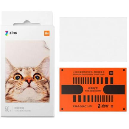 Papel fotogr&aacute;fico xiaomi mi portable foto 2x3" 20 hojas