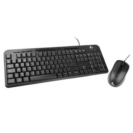 Combo teclado multimedia y mouse espa&ntilde;ol cableados xtech xtk-301s - color negro