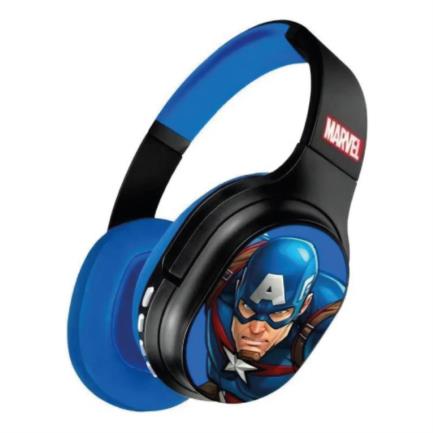 Aud&iacute;fonos inal&aacute;mbricos xtech xth-d660ca capit&aacute;n am&eacute;rica marvel diadema plegable y giratoria con micr&oacute;fono y bluetooth