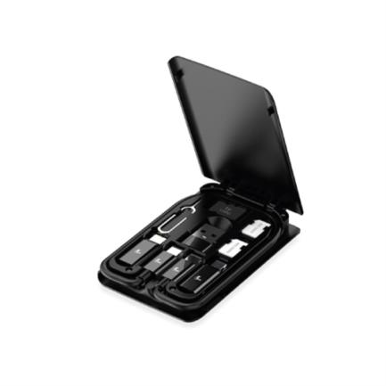 Estuche portátil multifuncional xtech xtc570 para almacenamiento con cable tipo c negro