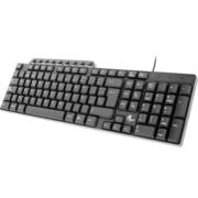 Teclado Alámbrico Multimedia XTech XTK-160S Español Ergonómico Conexión USB Color Negro - Vista 8