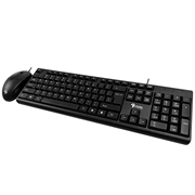 Kit Teclado y Mouse Stylos Tech Alámbrico 105 Teclas Conexión USB Color Negro - Vista 7