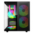 Gabinete Xzeal CUBO Mini-Tower Micro-ATX/Mini-ITX USB 2.0/3.0 sin Fuente 3 Ventiladores Instalados Negro - Vista 7