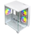 Gabinete Xzeal Panzer II Cubo M-ATX/ITX 2xUSB1.0 + 1x USB3.0 + 3.5 mm + 3 Fans ARGB Blanco - Vista 11