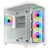 Gabinete Gamer Xzeal Mid Tower XZ150 ATX Panel Vidrio + Metal 2xUSB1.0 + 1xUSD3.0 + 1x3.5mm + 4 ARGB Ventiladores Blanco - Vista 4