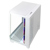 Gabinete Gamer Xzeal Mid Tower XZ150 ATX Panel Vidrio + Metal 2xUSB1.0 + 1xUSD3.0 + 1x3.5mm + 4 ARGB Ventiladores Blanco - Artículos Promocionales MAS RECIO