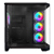 Gabinete Gamer Xzeal Mid Tower XZ150 ATX Panel Vidrio + Metal 2xUSB1.0 + 1xUSD3.0 + 1x3.5mm + 4 ARGB Ventiladores Negro - Vista 11