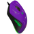 Mouse Gamer XZ-401 RGB 7 200 Dpi 6 botones Conexion USB 1.5m Morado-Verde - Vista 6