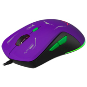 Mouse Gamer XZ-401 RGB 7 200 Dpi 6 botones Conexion USB 1.5m Morado-Verde - Vista 9