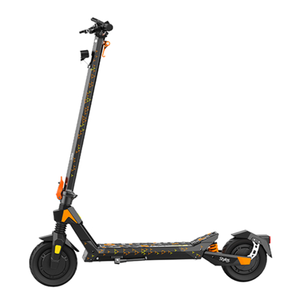 Scooter Eléctrico Stylos M3 Negro con Naranja 2