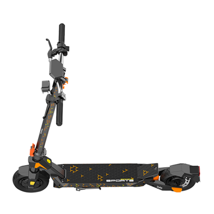 Scooter Eléctrico Stylos M3 Negro con Naranja 3