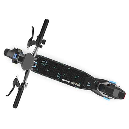 Scooter Eléctrico Stylos M3 Negro con Azul 3