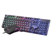 Kit Gamer de Teclado y Mouse Xzeal Retroiluminado XST-201 Alámbrico USB Negro - Vista 2