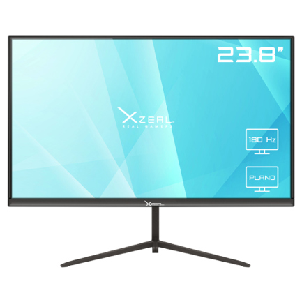Monitor Xzeal 23.8 pulgadas Xzeal XZ3010-3 Panel Plano VA FHD 180Hz 1ms 1xDP + 1xHDMI + 1x3.5mm + Vesa 100x100mm Negro