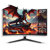 Monitor Xzeal 27" Panel Curvo VA FHD 180Hz 1ms 1xDP + 1xHDMI + Vesa 100x100mm Negro - Vista 2