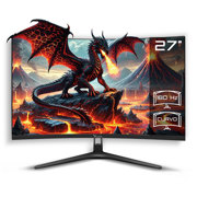 Monitor Xzeal 27" Panel Curvo VA FHD 180Hz 1ms 1xDP + 1xHDMI + Vesa 100x100mm Negro - Vista 5