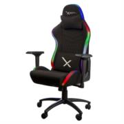 Silla Gamer Xzeal XZ15 RGB Tela Foam Reclinable 180° Base metal Piston clase 4 150Kgs Brazos4D Negro - Vista 5