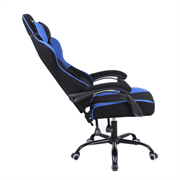 Silla Gamer Xzeal XZ20 Tela Foam Reclinable 140° Base de Metal Piston Clase 3 115Kgs Brazos Fijos Negro-Azul - Vista 12
