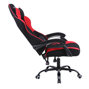 Silla Gamer Xzeal XZ20 Tela Foam Reclinable 140° Base Metal Piston Clase 3 115Kgs Brazos Fijos Negro-Rojo - Vista 12