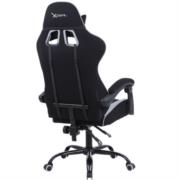 Silla Gamer Xzeal XZ20 Tela Foam Reclinable 140° Base de Metal Piston Clase 3 115Kgs Brazos Fijos Negro-Gris - Vista 11
