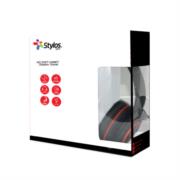 Audífonos gamer stylos tech ergonómicos led usb+3.5mm color negro