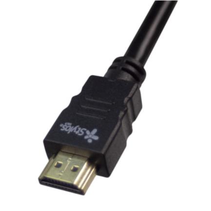 Cable Stylos HDMI 1.4 Macho - HDMI 1.4 Macho 2 Metros Negro