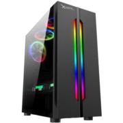 Gabinete Básico Stylos Xzeal 120 3 Ventiladores Color Negro - Artículos Promocionales MAS RECIO