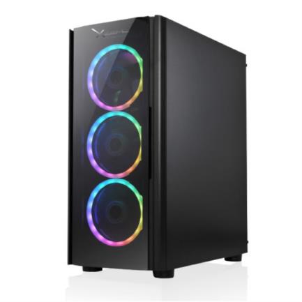 Gabinete Stylos Xzeal XZ110-1 Gaming ATX/Micro ATX/Mini ITX USB/RGB Color Negro - Vista 6