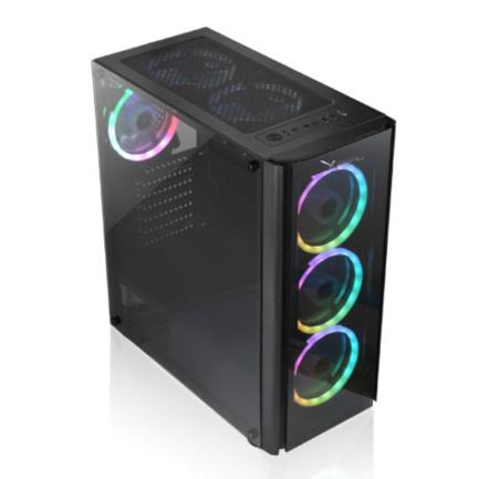 Gabinete Stylos Xzeal XZ110-1 Gaming ATX/Micro ATX/Mini ITX USB/RGB Color Negro - Vista 9
