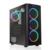 Gabinete Stylos Xzeal XZ110-1 Gaming ATX/Micro ATX/Mini ITX USB/RGB Color Negro - Vista 2