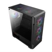 Gabinete Xzeal XZ135 Midi-Tower ATX/Micro-ATX/Mini-ITX USB 2.0/3.0 sin Fuente 3 Ventiladores Instalados Negro - Vista 9