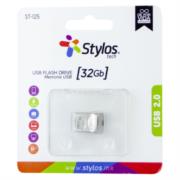 Memoria USB Stylos ST125 32GB Conexion Tipo A 2.0 Mini Metalica Plata 3