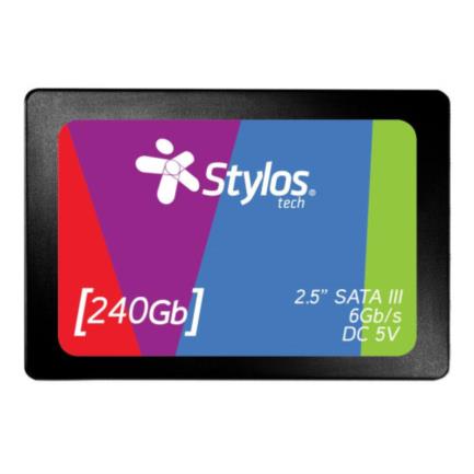 Ssd stylos 240gb 2.5" 460mb/s escritura 510 mb/s lectura sata iii
