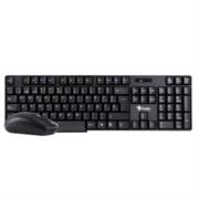 Kit Teclado y Mouse Stylos Inalámbrico 105 Teclas 1200 dpi USB Nano Alcance 10m Color Negro - Vista 3