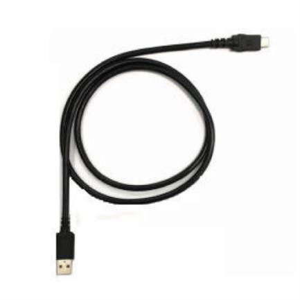 Cable zebra usb a macho usb c macho 1 metro negro
