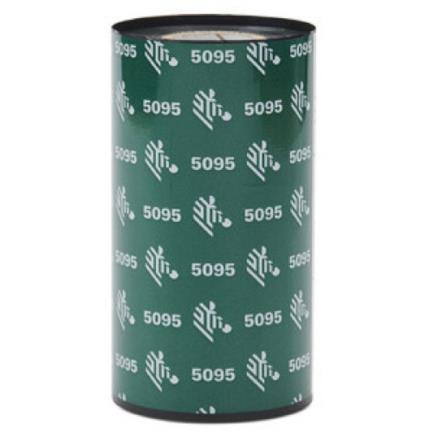 Cinta de Resina Zebra 60mm x 450m (236 Pulgadas x 1476 Pies) 5095 Alto Rendimiento Nucleo de 25mm (1 Pulgada) 6/caja