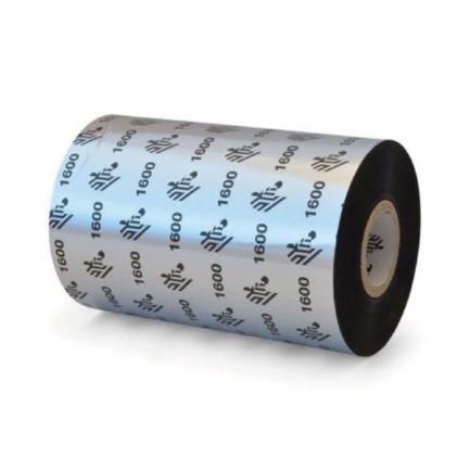 Cinta de Cera Zebra 110mm x 300m (433 Pulgadas x 984 Pies) 1600 Economico Nucleo de 25mm (1 Pulgada) 24/Caja