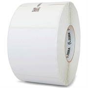 Etiqueta Papel Zebra 4"x4" TT Recubierto Adhesivo Permanente Núcleo de 3" 1500/Caja con 4pzs de Rollo 2