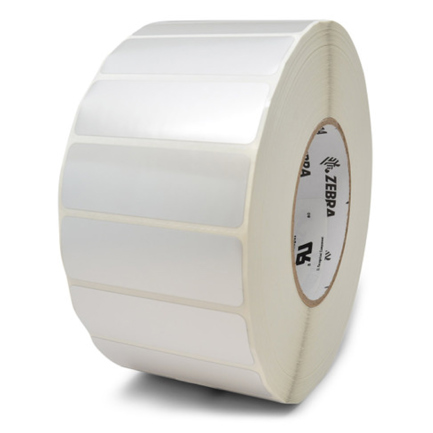 Etiqueta Zebra Z-Xtreme 4000T Poliester 2x1pulg Plateada Alta Adherencia nuc 1 Rollo en 1 Caja para Impresoras ZD