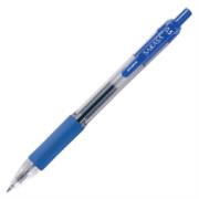 Bolígrafo zebra sarasa retráctil punto fino 0.5mm tinta gel color azul c/12 pzas